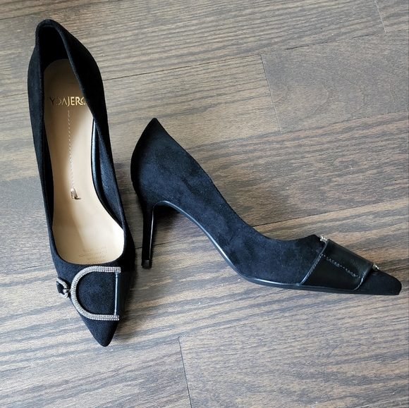 Suede leather heels - Picture 2 of 4